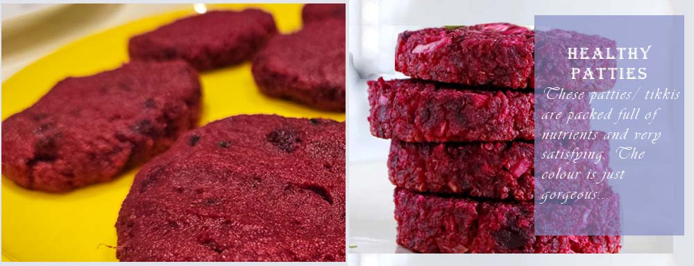 Healthy patties banner