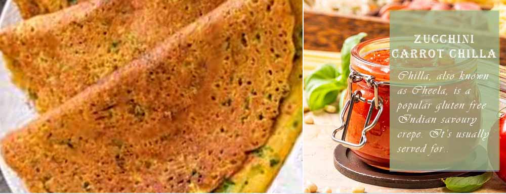 Zucchini Carrot Chilla banner